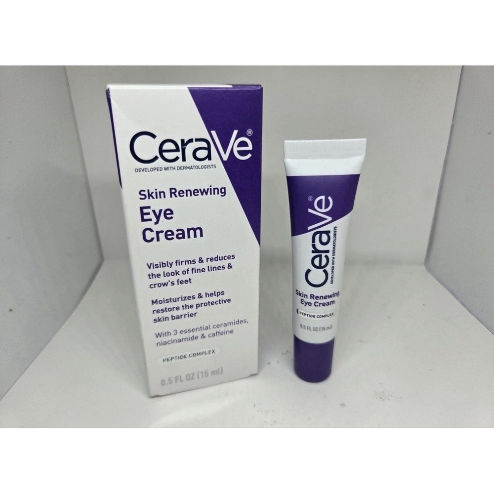 CeraVe Skin Renewing EYE CREAM●0.5 FL.OZ